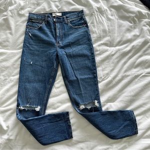 Abercrombie Mom Jean High Rise